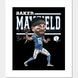 Baker Mayfield Carolina Cartoon Posters and Art